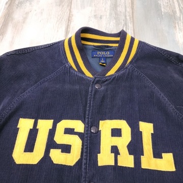 Polo Ralph Lauren Varsity Corduroy Jacket Kurtka Męska Sztruksowa Bomberka