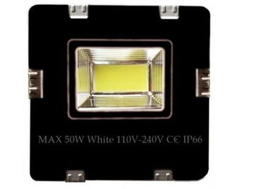 HALOGEN REFLEKTOR NAŚWIETLACZ LED 50W COB SLIM