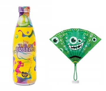 2IN1 1L Жидкость + вентилятор для мыльных пузырьков ТУБАН