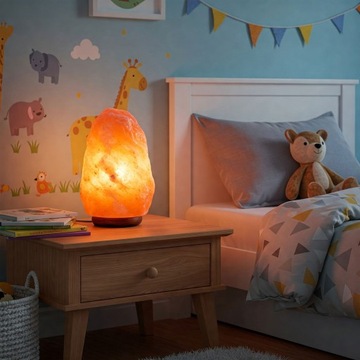 LAMPA SOLNA sól Himalajska 6-9 KG JONIZATOR Lampka Naturalna bryła z SOLI
