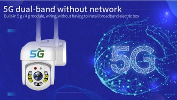 5G НАРУЖНАЯ IP WIFI FULL HD TUYA УМНАЯ ВРАЩАЮЩАЯСЯ КАМЕРА В РЕАЛЬНОМ ВРЕМЕНИ