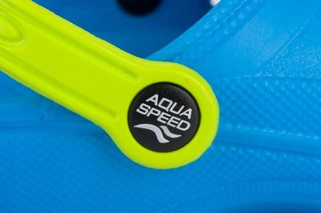 Klapki kroksy chodaki dziecięce AQUA SPEED na basen chłopięce dziewczęce 34