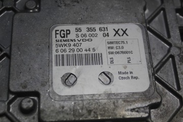 JEDNOTKA MOTORU OPEL VECTRA C 1.8