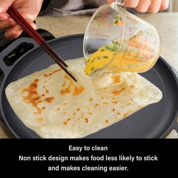 Плоская блинная сковорода с антипригарным покрытием, ОА