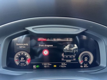 Audi Q7 II SQ7 Facelifting 4.0 TFSI 507KM 2021 Audi SQ7 Martix LED Bang Olufsen Virtual Cockpit ACC Os skretna Hak Salon, zdjęcie 17