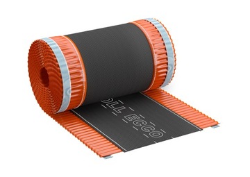 Гребень под рукой под gąsior 240 мм x 5m Ral 8004 Eurovent Roll Ecco Brick