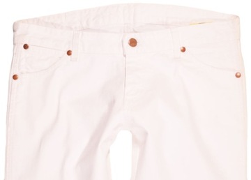 WRANGLER spodnie STRAIGHT white JORDAN _ W32 L30