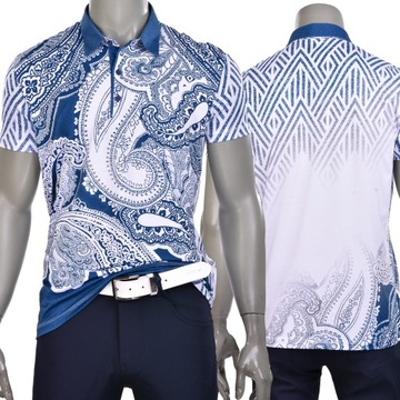 Polo shirt Bluzka Męska Mondo Paisley Cieniowany