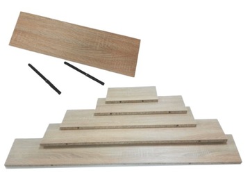 ПОДВЕСНАЯ НАСТЕННАЯ ПОЛКА 90 x 15 см БЕЛАЯ, на заказ