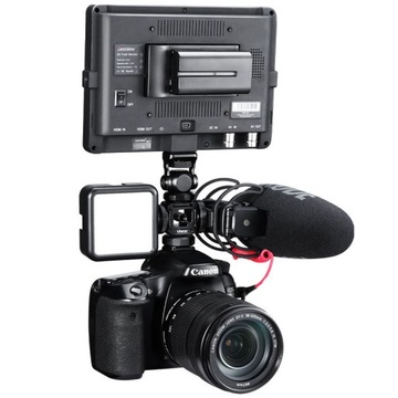 Адаптер: 3 холодных башмака для светодиодной лампы микрофона