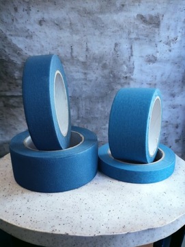 СИНЯЯ МАСКИРУЮЩАЯ ЛЕНТА 38мм 50м UV BLUE PRECISION PAPER-TECH