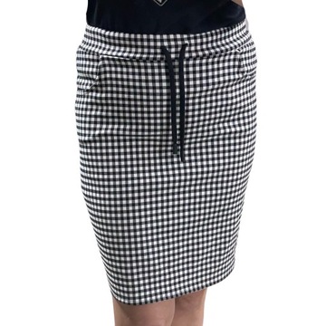 D777 ЮБКА-КАРАНДАШ НА ЭЛАСТИКЕ С КАРМАНАМИ R:38