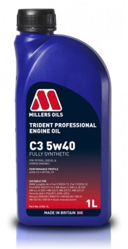 MILLERS OILS TRIDENT PROFESSIONAL C3 5W40 1L LL-04