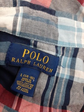 KOSZULA BLUZKA RALPH LAUREN M/L BAWEŁNA CIENKA