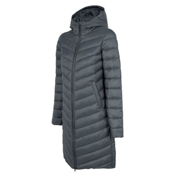 ЖЕНСКАЯ ЗИМНЯЯ ТЕПЛАЯ КУРТКА 4F ПУХОВАЯ, СТЕГАНАЯ