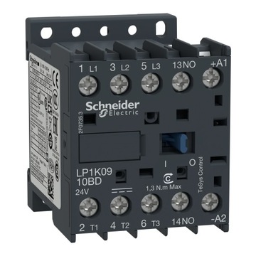 Schneider stycznik 9A 24V DC 3P 1NO LP1K0910BD