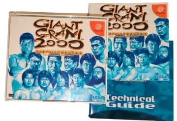 Giant Gram 2000 Wrestling DC Sega Dreamcast NTSC Rzadkość