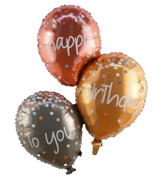 BALON FOLIOWY HAPPY BIRTHDAY TO YOU URODZINY IMPREZA