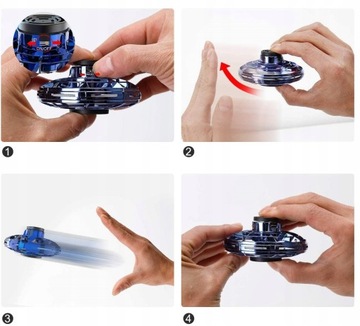 FLYNOVA LATAJĄCA ZABAWKA FIDGET SPINNER DRON UFO
