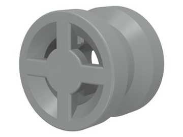 Lego 4624 Koło Felga 8mm D. x 6mm J,Szary Old 1 szt