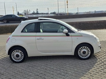 Fiat 500 II Seria 1 1.2 69KM 2011 Fiat 500 1.2 69Ps Panorama POLSKORY Alu Bialy Gwarancja 1.2 Benzyna, zdjęcie 7