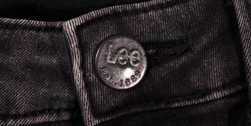 LEE spodnie SKINNY regular GREY jeans SCARLETT _ W31 L31