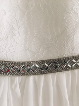 СВАДЕБНОЕ ПЛАТЬЕ Слоновой Кости, РУКАВА, 38 М 8