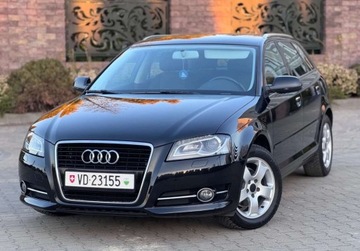 Audi A3 8P Hatchback 3d 1.4 TFSI 125KM 2010 Audi A3 Sportback 1.4B 125Ps Ledy Bixenon Klimatyzacja BEZWYPADKOWA 1 Wlas