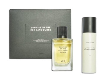 A580 ZARA Perfumy MĘSKIE SUNRISE ON THE RED SAND DUNES 100 ml + spray 100ml