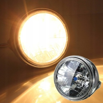 ФАРА МОТОЦИКЛА ПЕРЕДНЯЯ ФОНАРЬ 7 дюймов LED ЗОЛОТО