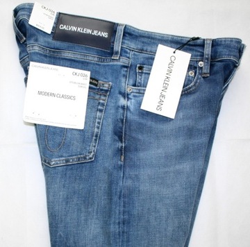 Calvin Klein Jeans - jeansy męskie 026 Slim -J30J311688- oryginalne W29/L32