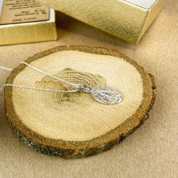 SREBRNY MEDALIK Z MATKĄ BOSKĄ CUDOWNĄ PR. 925