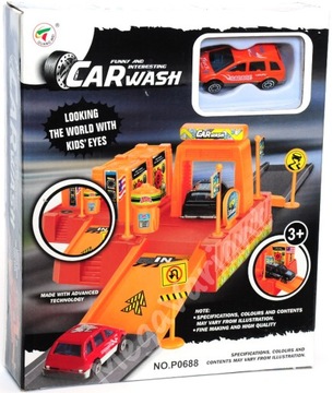 MYJNIA SAMOCHODOWA Z SAMOCHODEM CAR WASH ZESTAW
