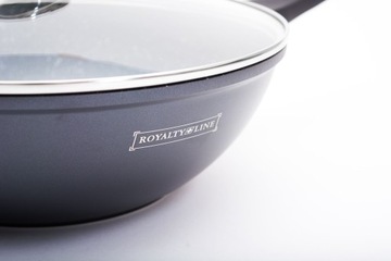 WOK Patelnia 32 cm Powłoka Marmurowa RL-BW32 5,9L
