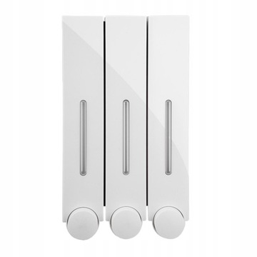 Дозатор для мыла настенный - Тройной черный