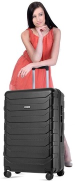 Walizka mała podróżna solidna torba bagaż kufer lekka kółka samolot 40L