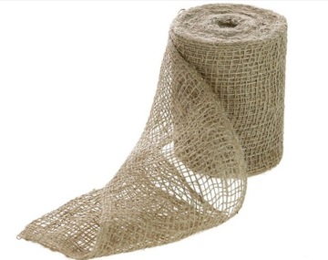 Naturalna Taśma jutowa ozdobna 14cm