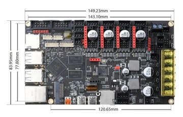 Sterownik Kliper do drukarek 3D + 4x2209 WIFI