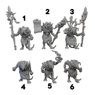Rat Priest - Vinciminiatures - Druk 3D