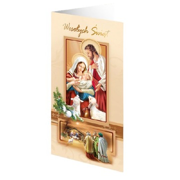 KARNET KARTKA LAURKA BOŻE NARODZENIE KOPERTA 1 szt