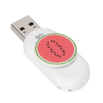 USB-накопитель инновационной формы арбуза, портативный, прочный, влагостойкий