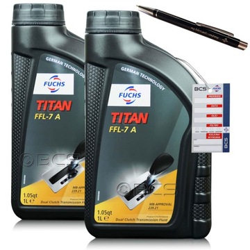 2 LITRY OLEJ FUCHS TITAN FFL-7 A DO SKRZYŃ DWUSPRZĘGŁOWYCH 2L