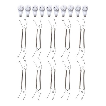 20 шт. настенные стойки с 10 настенными крючками