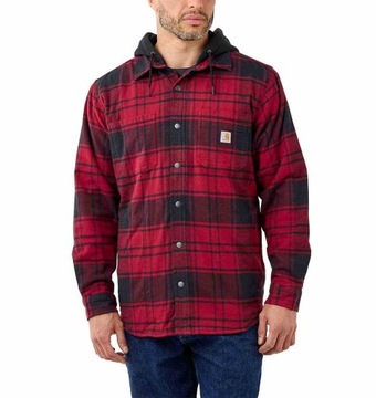 Koszula Kurtka Carhartt Rugged Flannel Oxblood