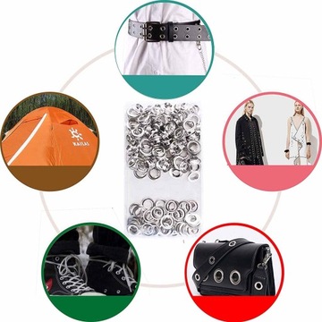 НАБОР ЛЮСЕН ДЛЯ БРЕЗЕНТА С РЕЗКОЙ ПУЛОНС 10ММ ДАВЛЕНИЕ 100 ШТ.