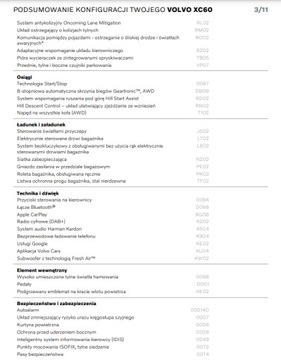 Volvo XC60 II 2026 VOLVO XC60 ULTRA (BOGATE WYPOSAŻENIE) B5 AWD, zdjęcie 11