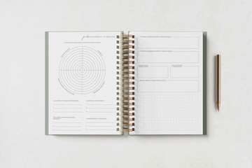 Ежедневник на 2024 год на спирали, Календарь А5 Make It Easy - CRISPY