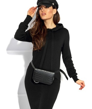 НАСТЕННАЯ СУМКА, РЕМЕНЬ, женская сумка через плечо, черный