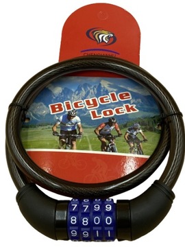 ВЕЛОСИПЕДНЫЙ ЗАМОК ДЛЯ 4х КОМБИНАЦИИ ВЕЛОСИПЕДНЫЙ ЗАМОК 82x1,2 см