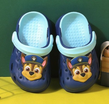 ЛАСТЫ ДЕТСКИЕ ТАПОЧКИ ОБУВЬ САНДАЛИИ PAW PATROL CHASE 26-27